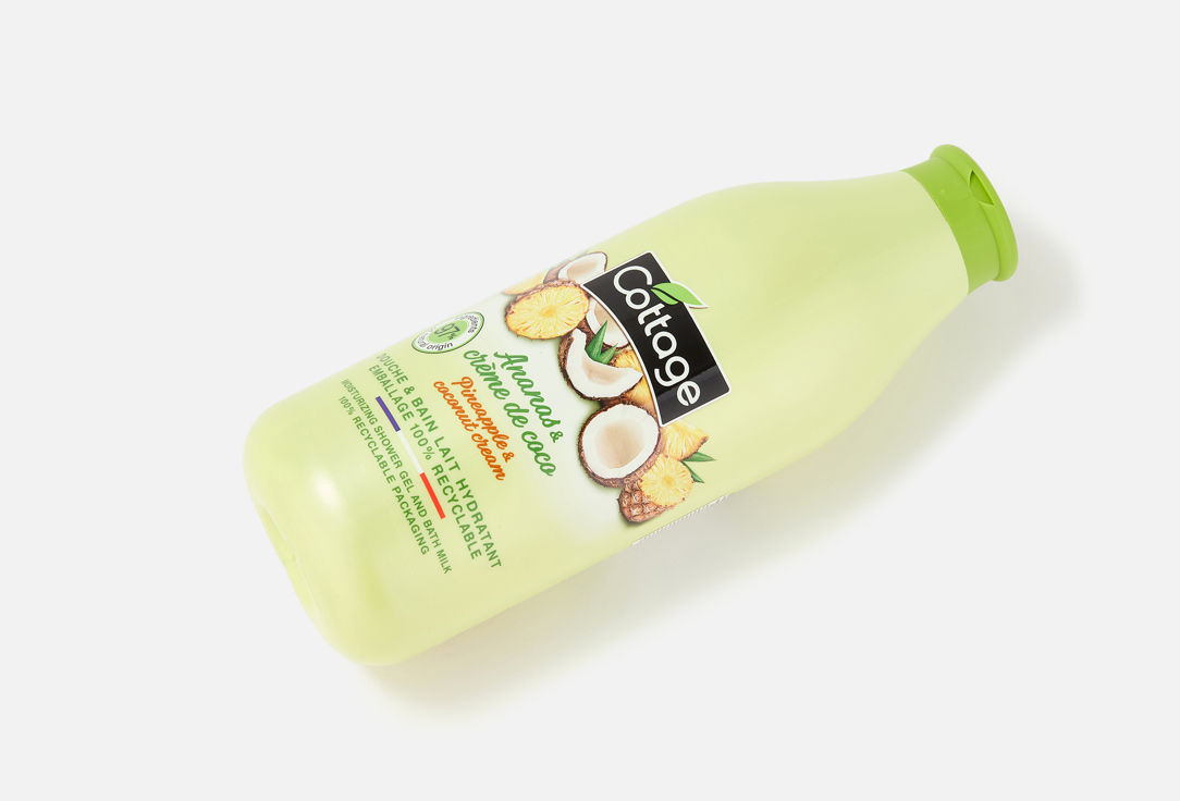 Cottage Moisturizing Shower Gel & Bath milk Pineapple & Coconut Cream 750 ml Cottage Moisturizing Shower Gel & Bath milk Pineapple & Coconut Cream