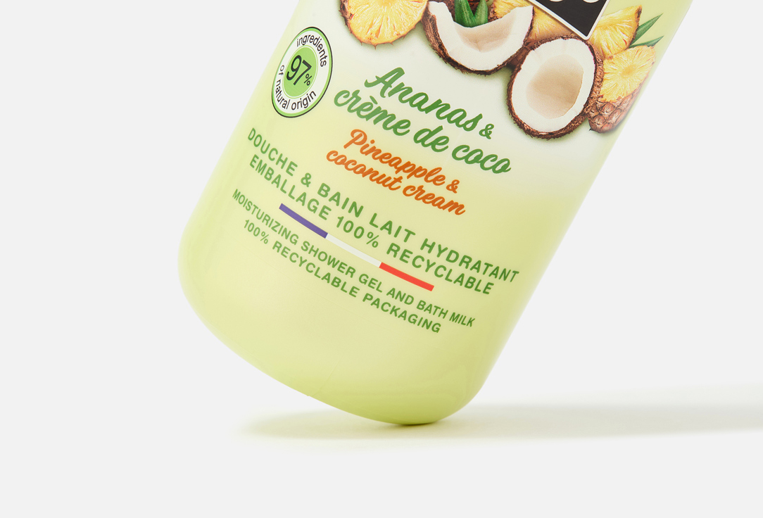 Cottage Moisturizing Shower Gel & Bath milk Pineapple & Coconut Cream 750 ml Cottage Moisturizing Shower Gel & Bath milk Pineapple & Coconut Cream