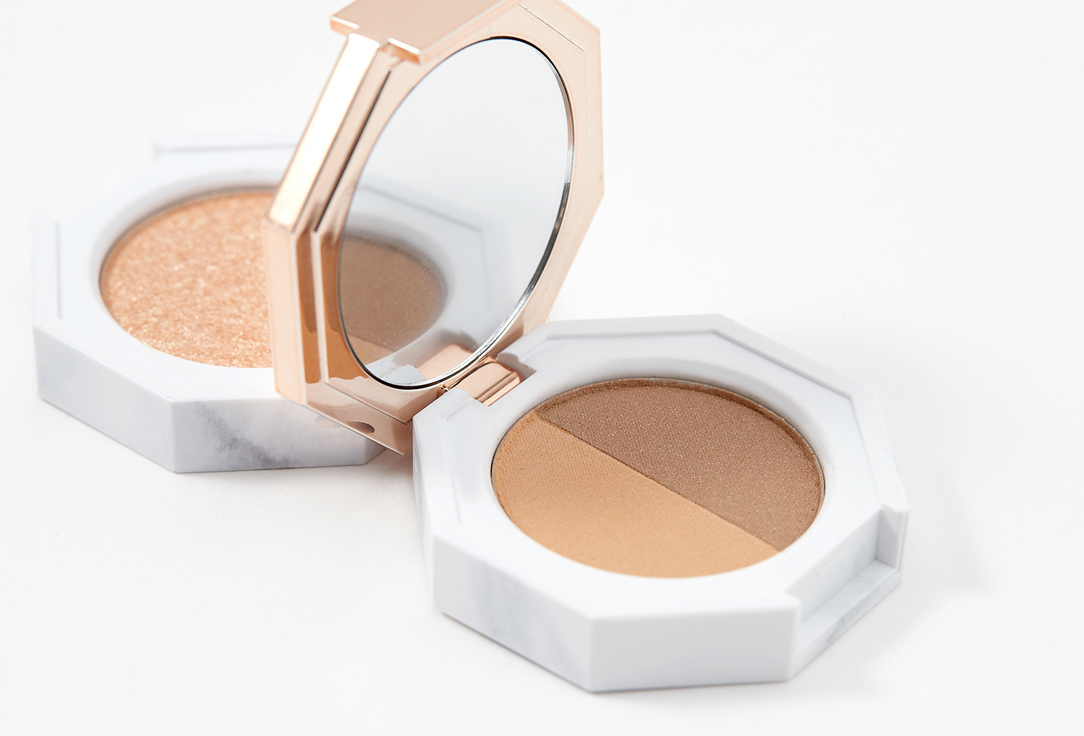 DEAR DAHLIA Double makeup palette Dual palette Caramel slice 4 g DEAR DAHLIA Double makeup palette Dual palette