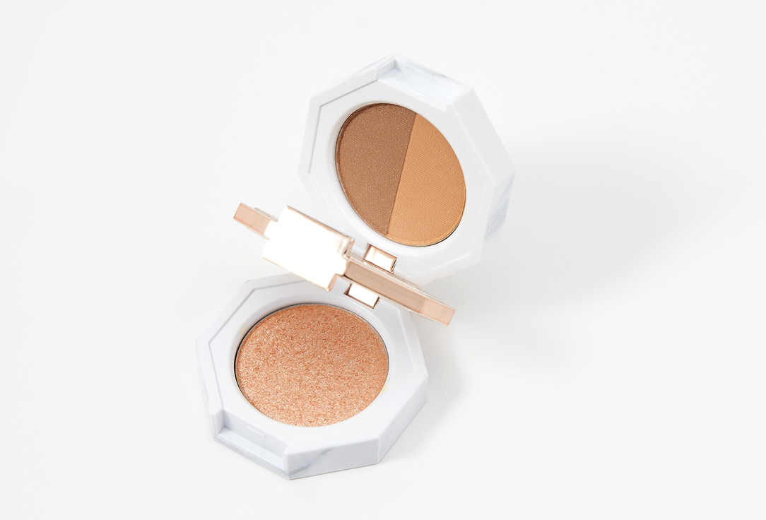 DEAR DAHLIA Double makeup palette Dual palette Caramel slice 4 g DEAR DAHLIA Double makeup palette Dual palette