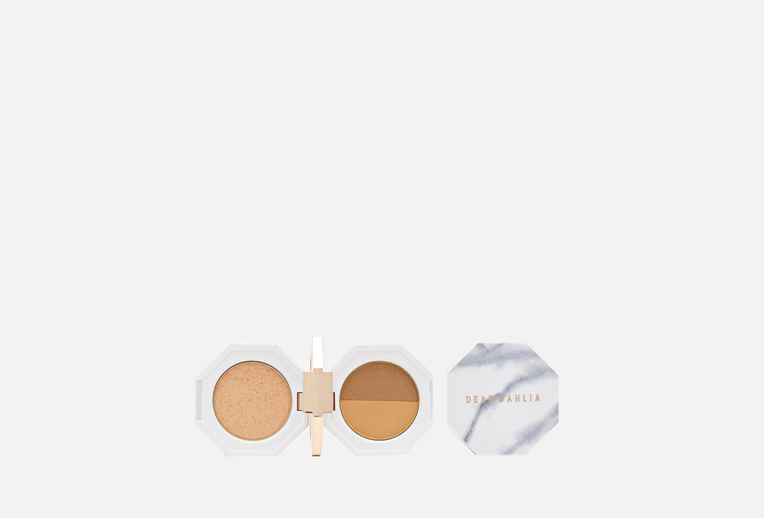 DEAR DAHLIA Double makeup palette Dual palette Caramel slice 4 g DEAR DAHLIA Double makeup palette Dual palette