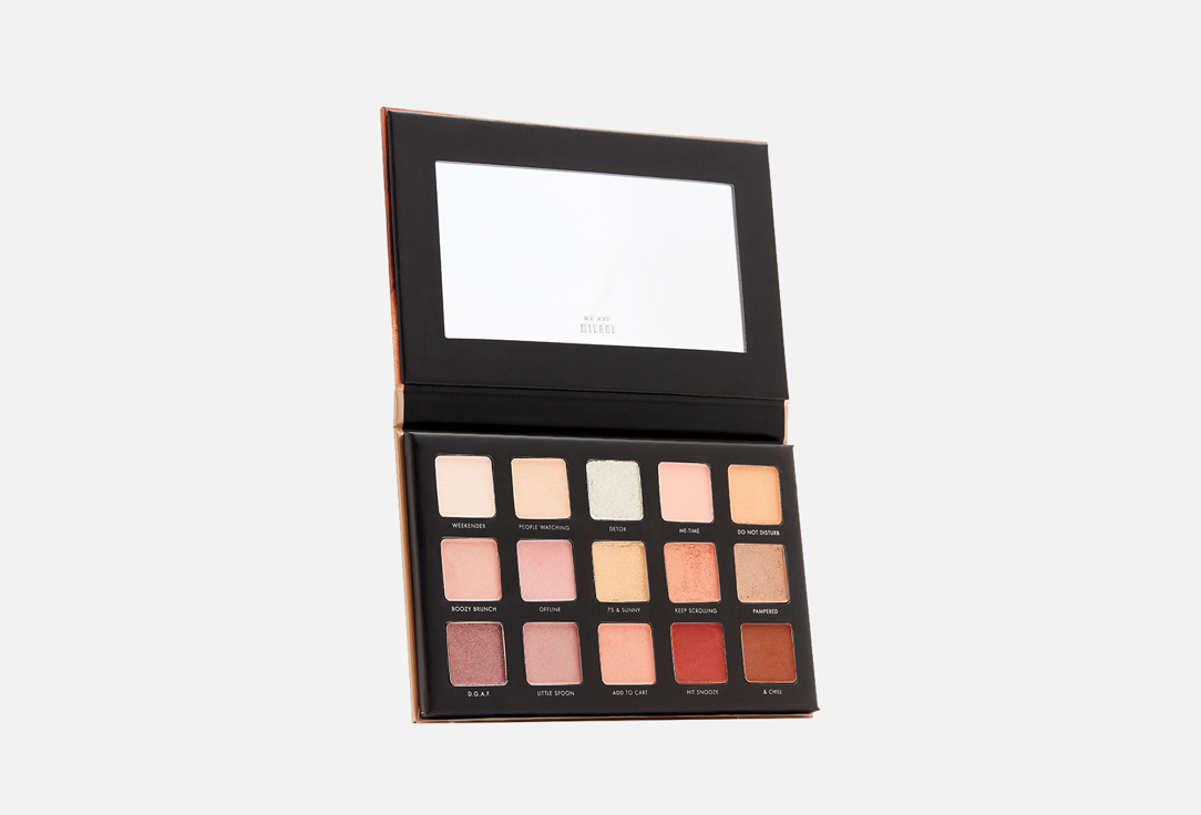 MILANI 15-color Eyeshadow Palette Gilded