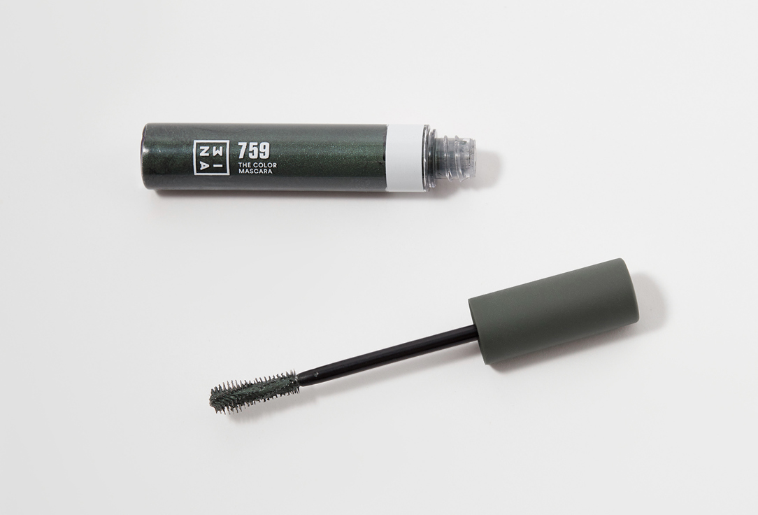 3INA Colored mascara The Color Mascara 759, Khaki green 14 ml 3INA Colored mascara The Color Mascara