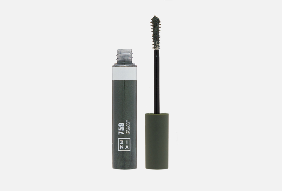 3INA Colored mascara The Color Mascara 759, Khaki green 14 ml 3INA Colored mascara The Color Mascara