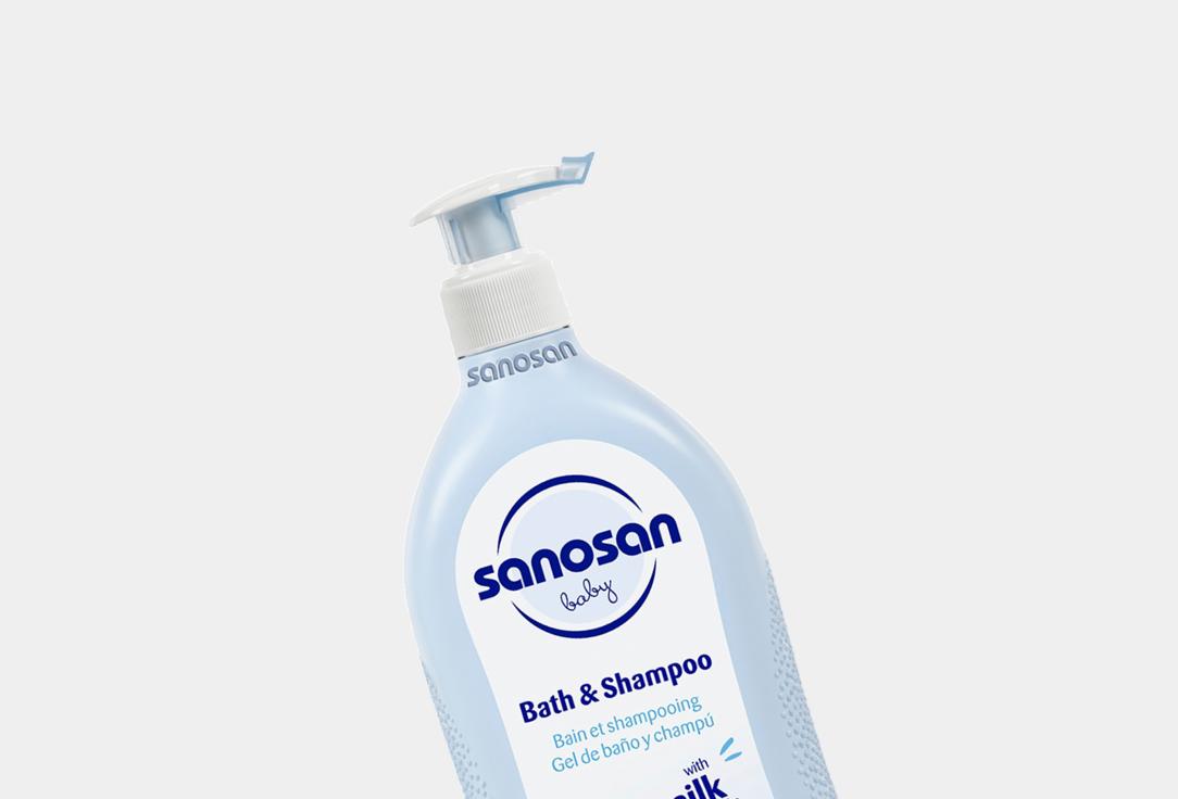 Sanosan Cleansing Foam 2-in-1 Bath & Shampoo 500 ml Sanosan Cleansing Foam 2-in-1 Bath & Shampoo