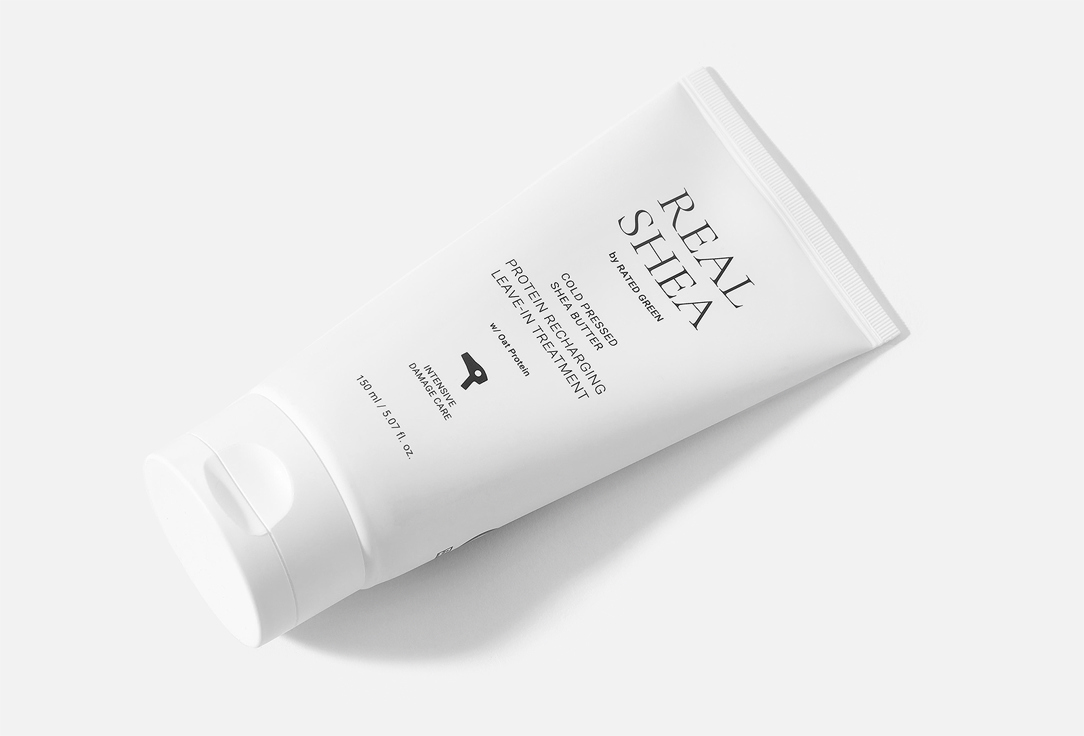 RATED GREEN Protein Recharging Leave-in Treatment REAL SHEA Cold Pressed Shea Butter