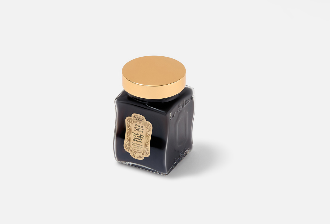 La Sultane de Saba Exfoliating & Nourishing Paste Authentic Black Soap Eucalyptus