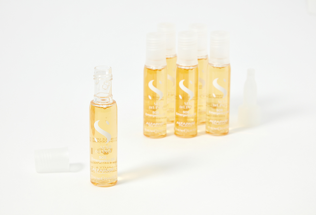 Alfaparf Milano Professional Oil nourishes and repairs the hair fiber Semi Dilino Sos Reparative