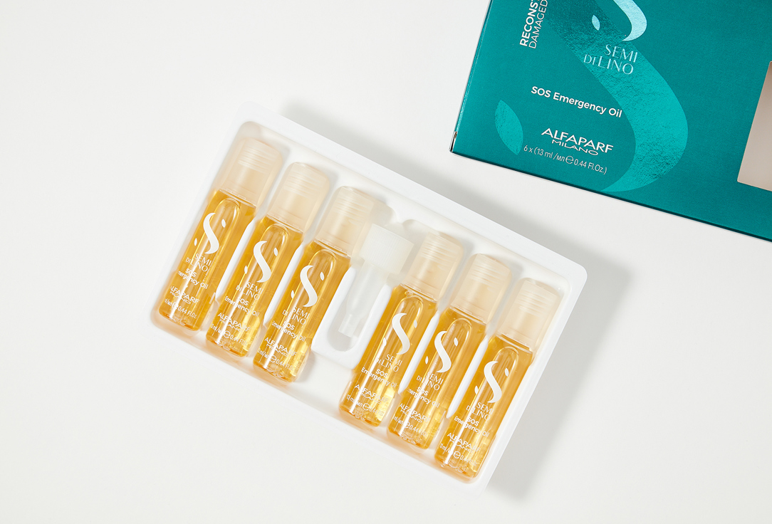Alfaparf Milano Professional Oil nourishes and repairs the hair fiber Semi Dilino Sos Reparative