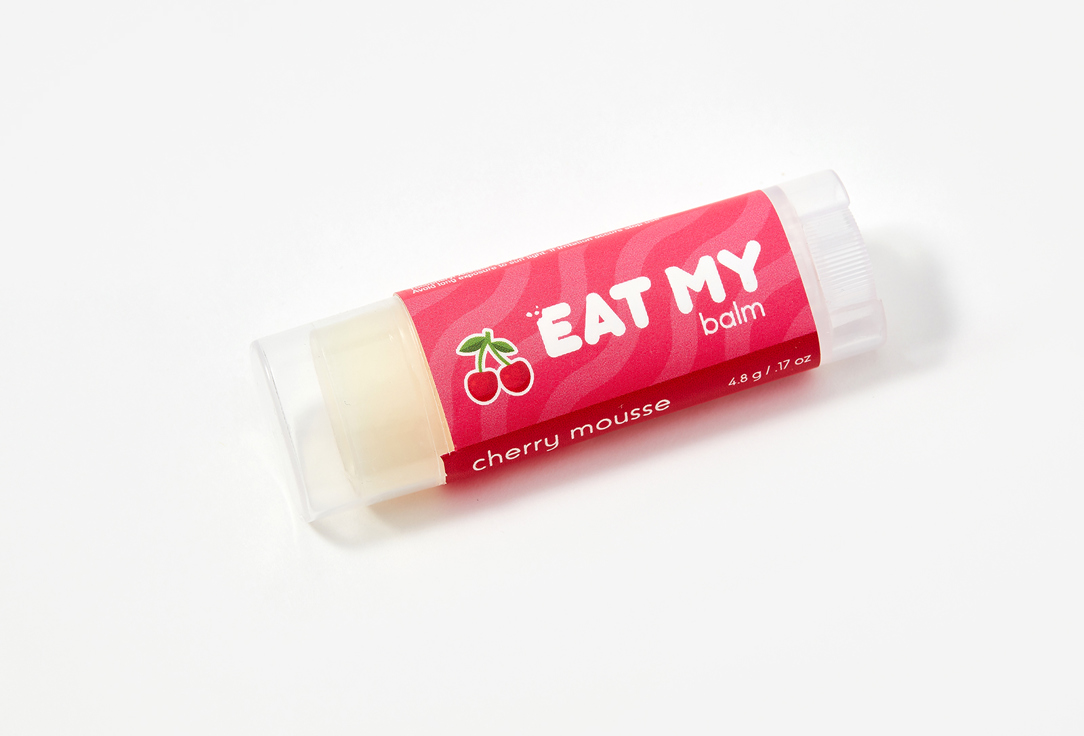 EAT MY Увлажняющий и питательный Бальзам для губ Cherry mousse 4.8 г EAT MY Увлажняющий и питательный Бальзам для губ Cherry mousse