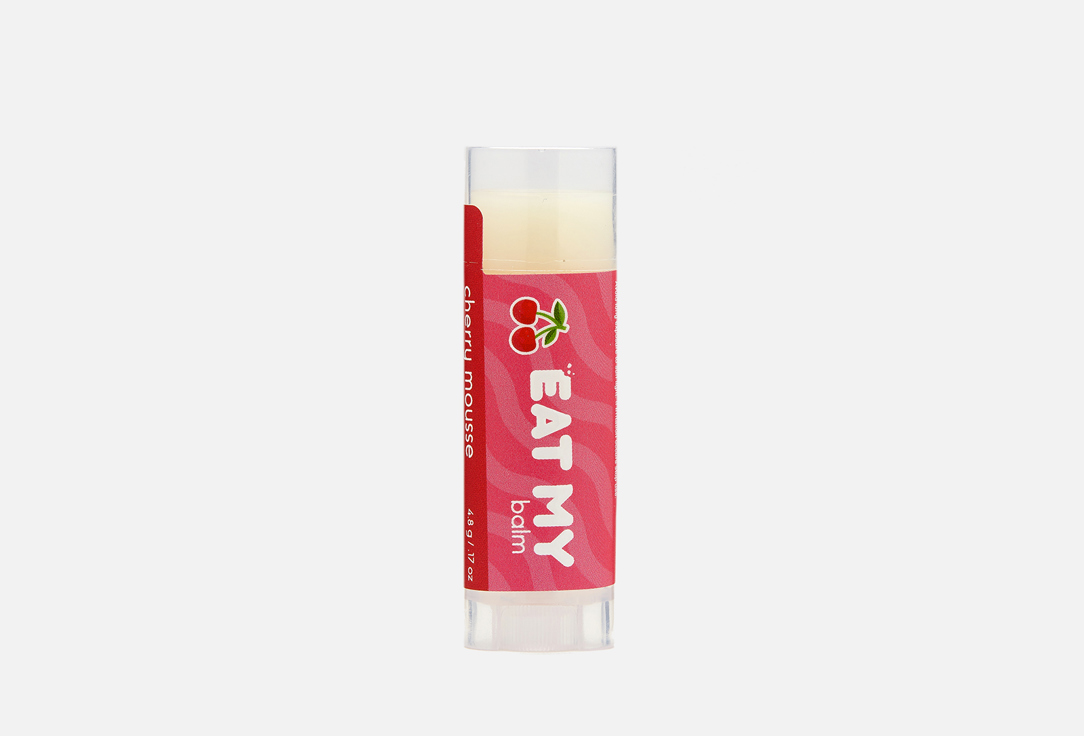 EAT MY Увлажняющий и питательный Бальзам для губ Cherry mousse 4.8 г EAT MY Увлажняющий и питательный Бальзам для губ Cherry mousse