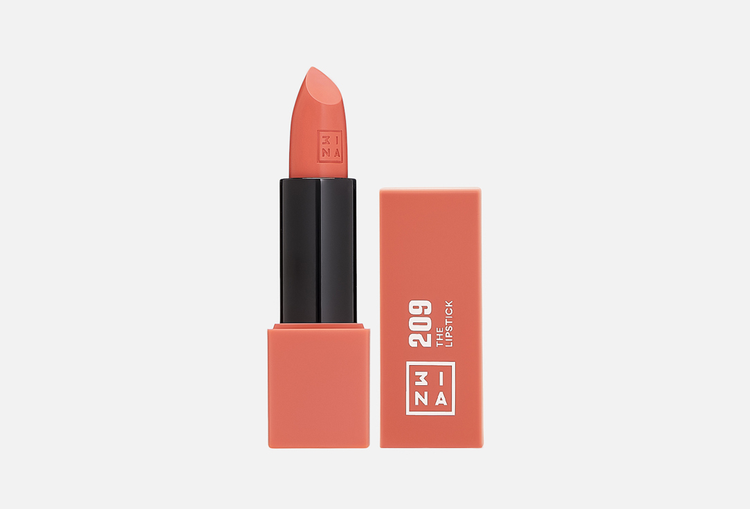 3INA Semi-matte, buttery Lipstick The Lipstick 209, Peach nude 4.5 g 3INA Semi-matte, buttery Lipstick The Lipstick