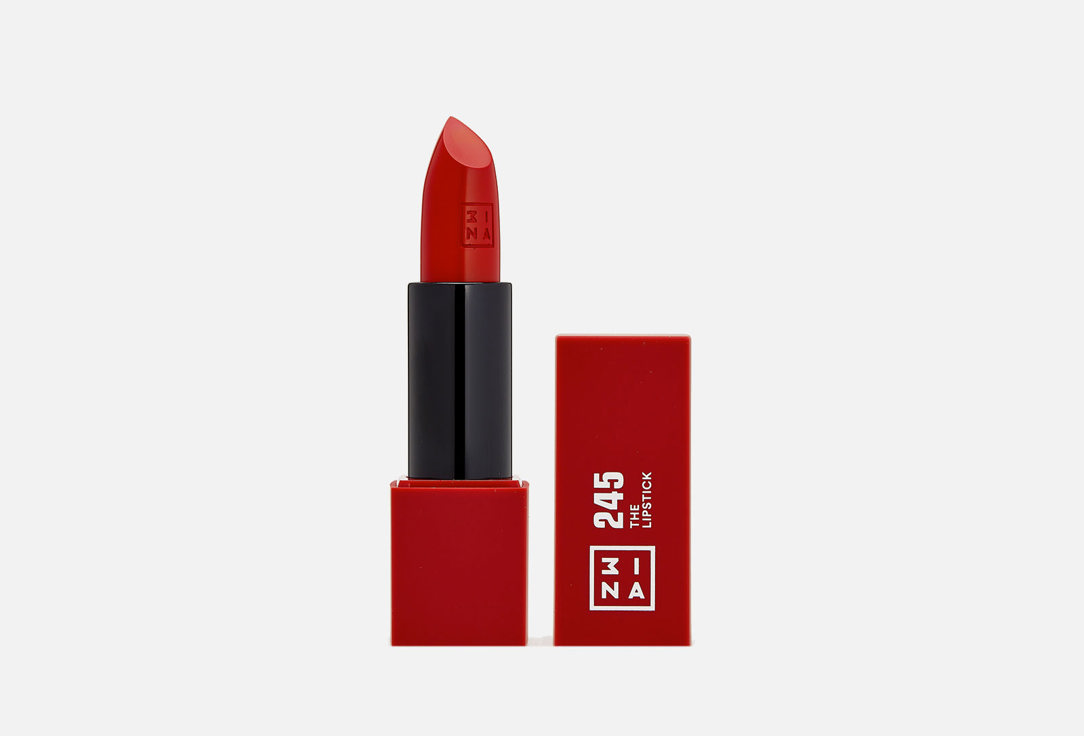 3INA Semi-matte, buttery Lipstick The Lipstick 245, Deep true red 4.5 g 3INA Semi-matte, buttery Lipstick The Lipstick