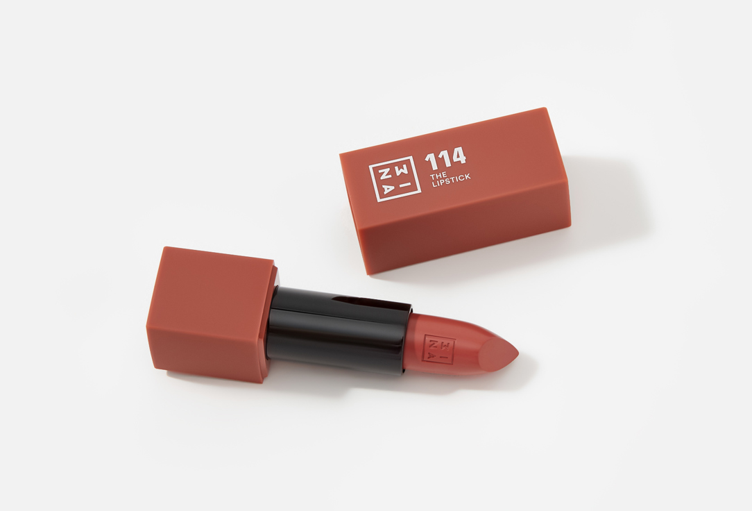 3INA Semi-matte, buttery Lipstick The Lipstick 114, Dark warm nude 4.5 g 3INA Semi-matte, buttery Lipstick The Lipstick