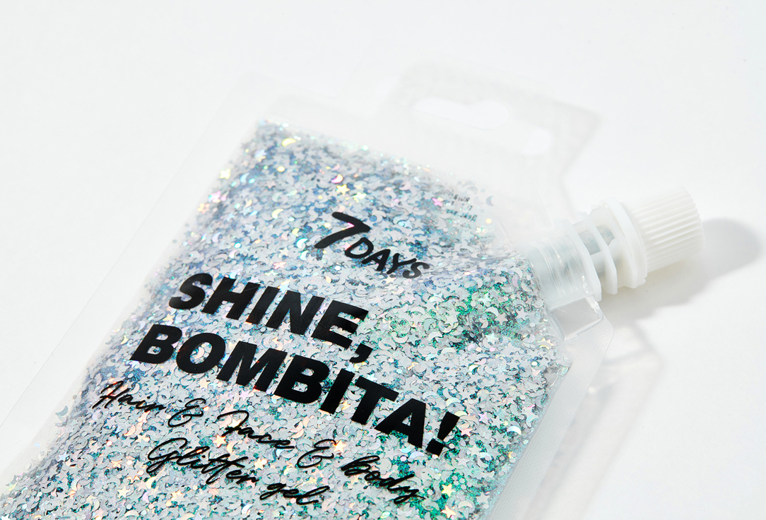 7DAYS Muititasking Glitter-Gel Shine, Bombita!