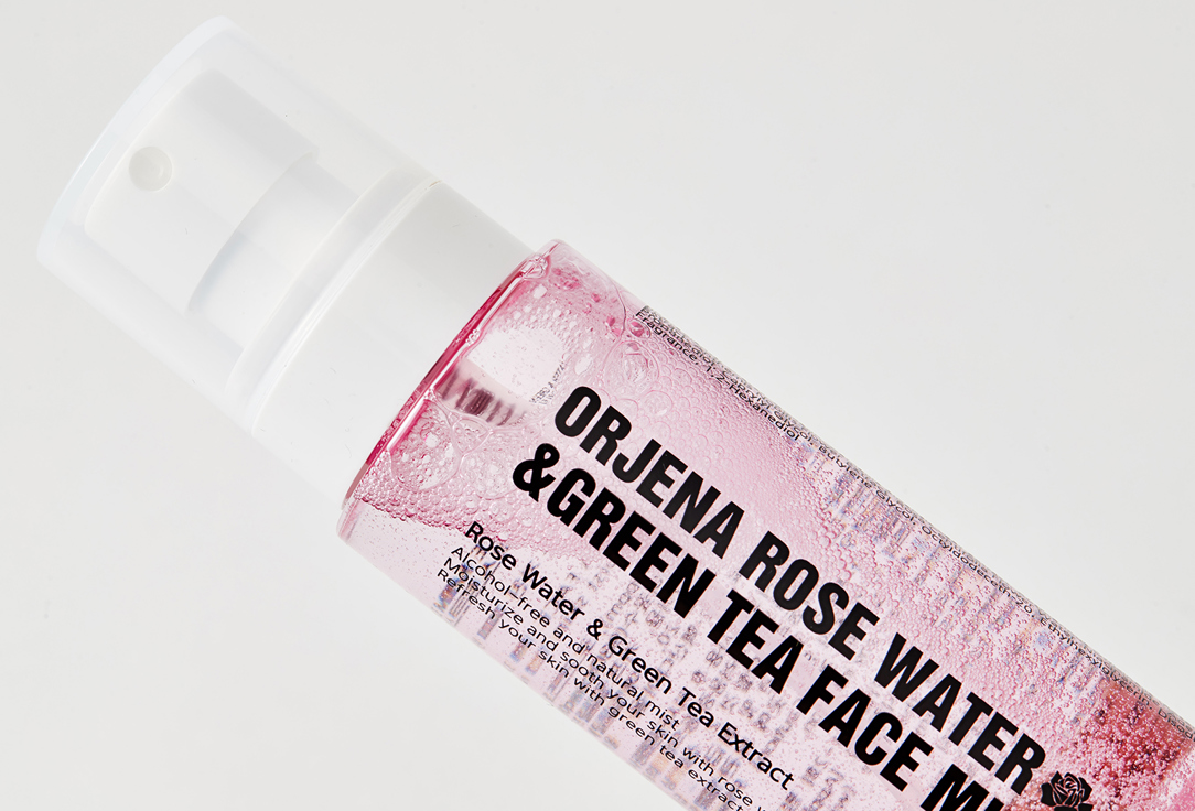 ORJENA Face Moisturizing mist Rosewater & Green Tea 125 ml ORJENA Face Moisturizing mist Rosewater & Green Tea
