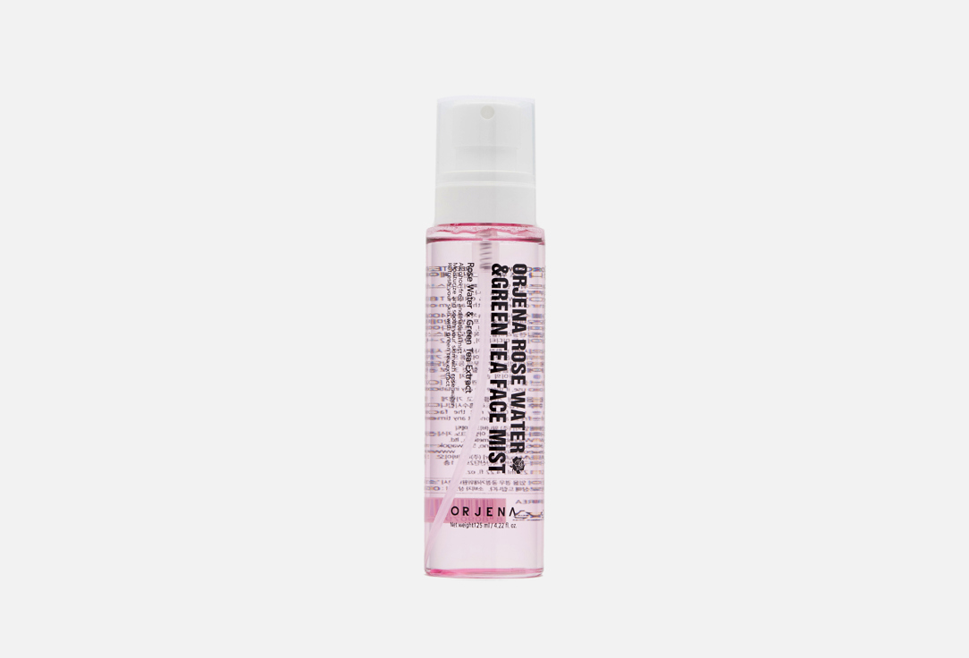 ORJENA Face Moisturizing mist Rosewater & Green Tea 125 ml ORJENA Face Moisturizing mist Rosewater & Green Tea