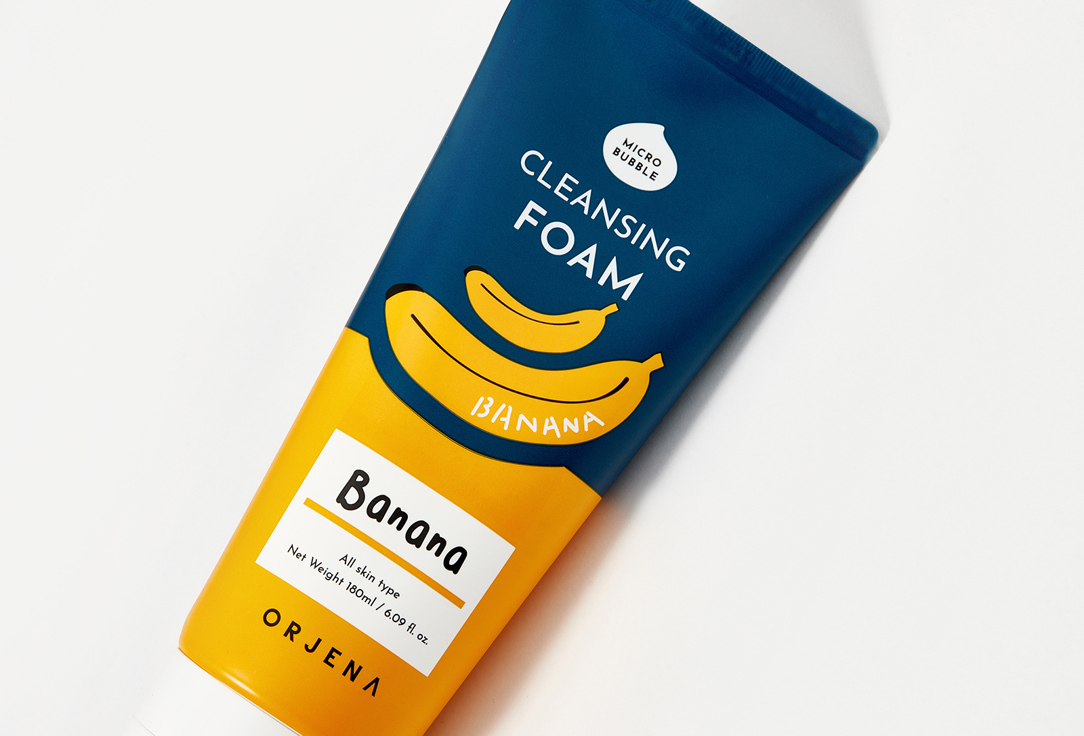 ORJENA Пенка для умывания с экстрактом банана BANANA CLEANSING FOAM