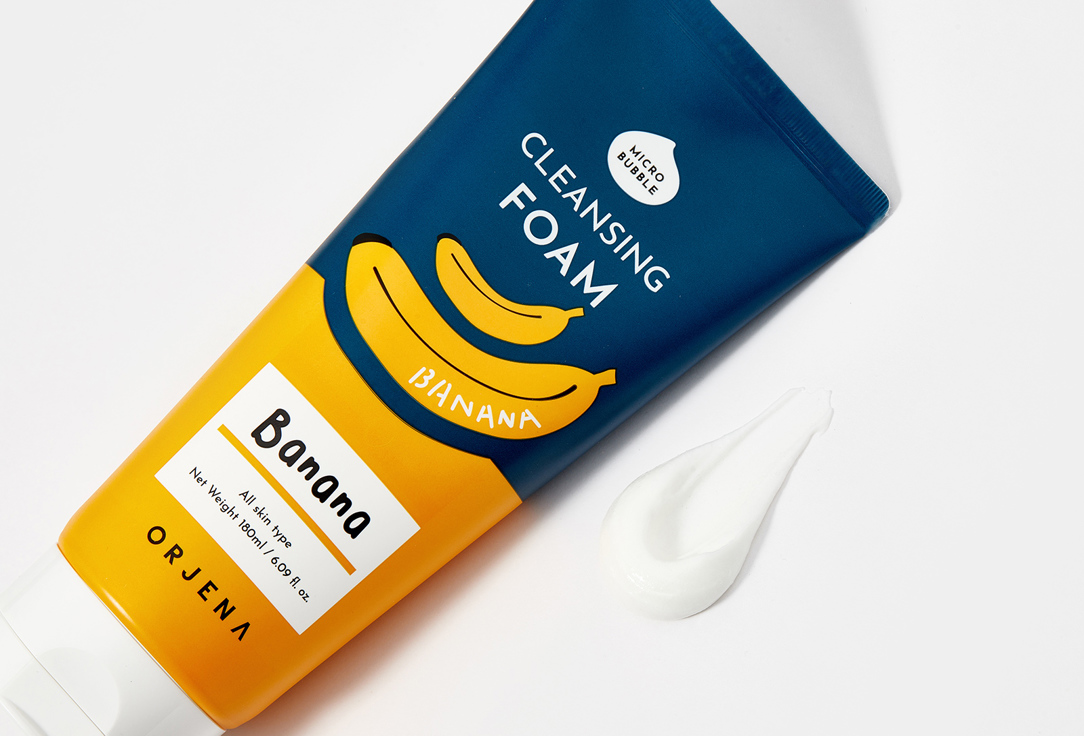 ORJENA Пенка для умывания с экстрактом банана BANANA CLEANSING FOAM