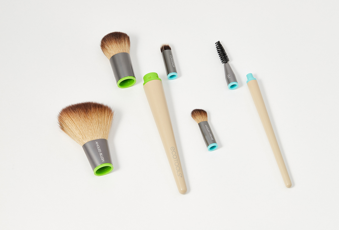 EcoTools Makeup brush kit Daily essentials total 1 pcs EcoTools Makeup brush kit Daily essentials total