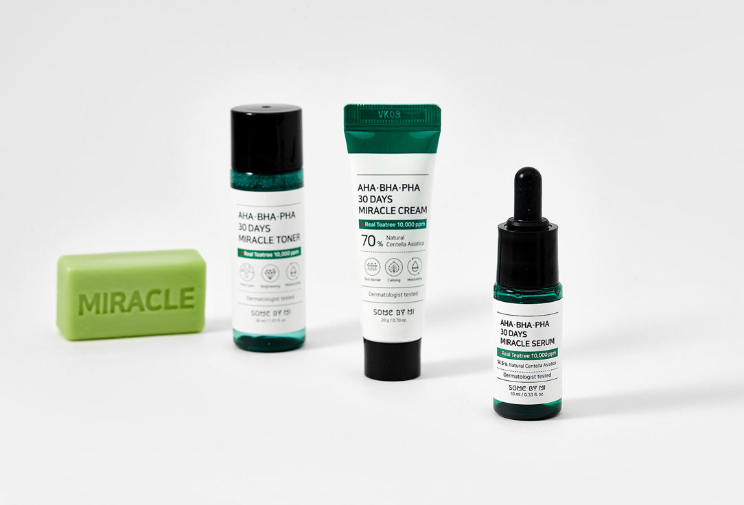 SOME BY MI AHA-BHA-PHA Skincare Starter Kit 30 Days Miracle