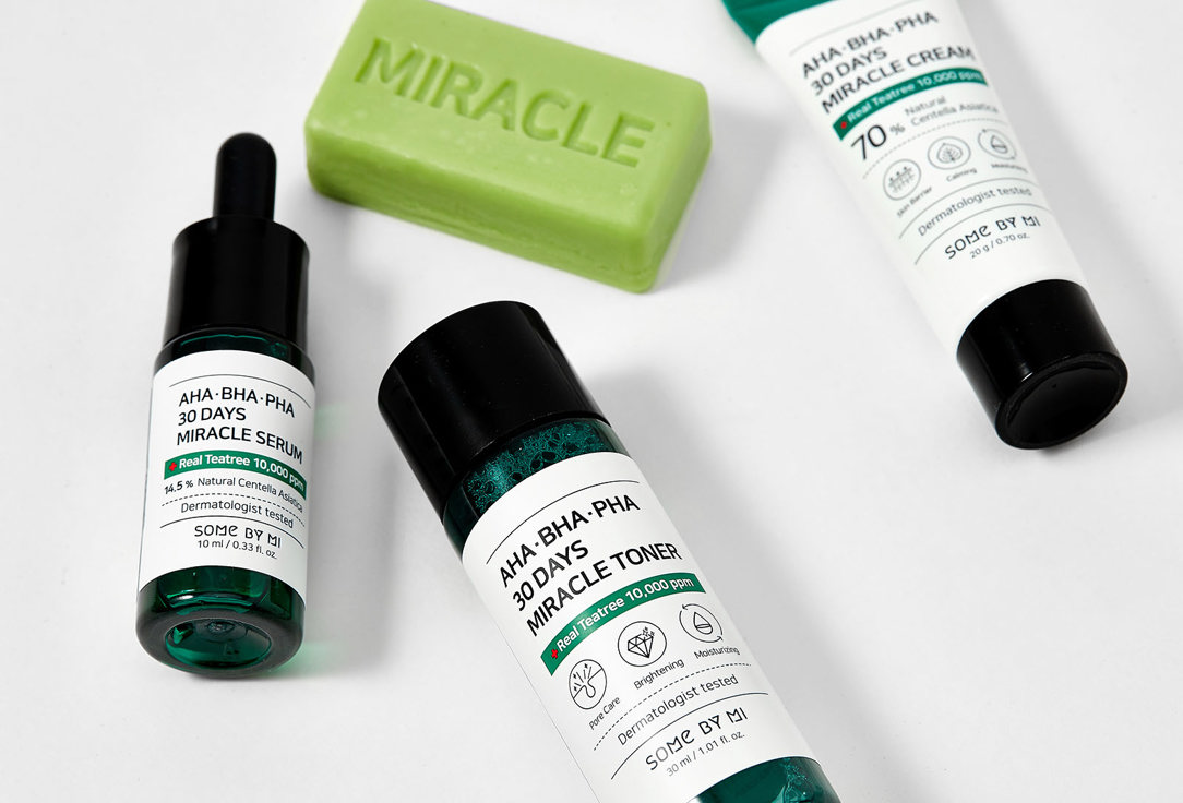 SOME BY MI AHA-BHA-PHA Skincare Starter Kit 30 Days Miracle