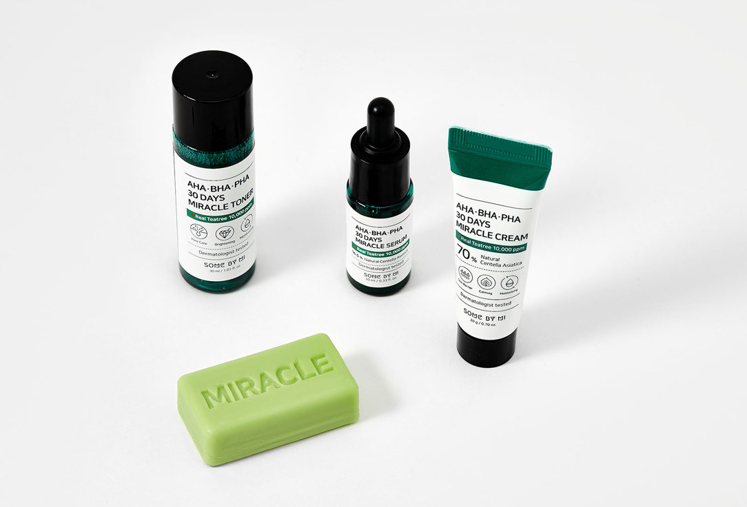 SOME BY MI AHA-BHA-PHA Skincare Starter Kit 30 Days Miracle