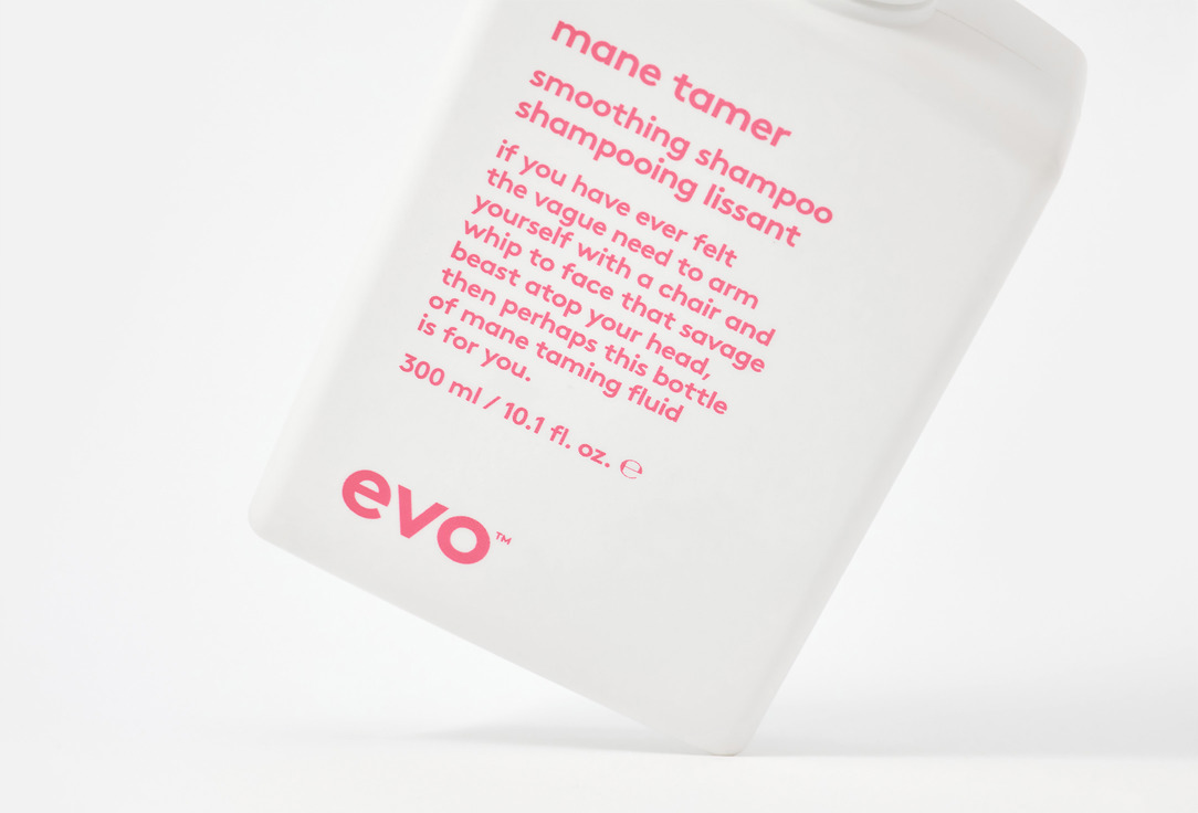 EVO Hair smoothing shampoo mane tamer