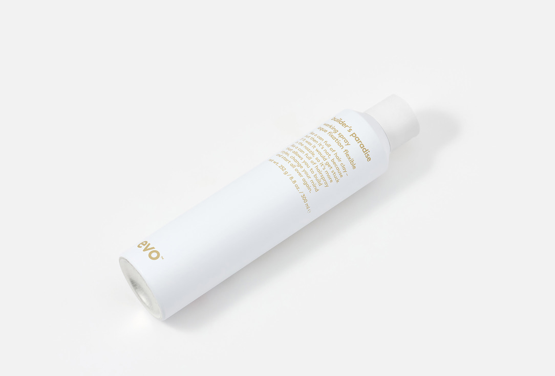 EVO medium hold Hair Spray builder’s paradise