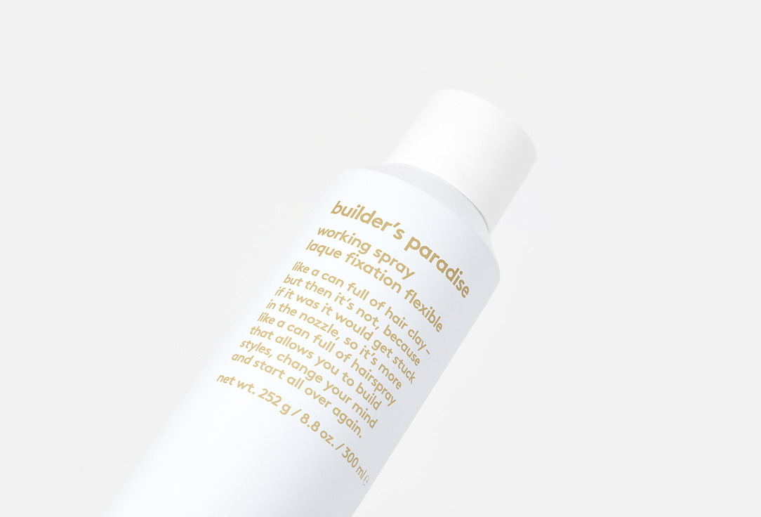 EVO medium hold Hair Spray builder’s paradise