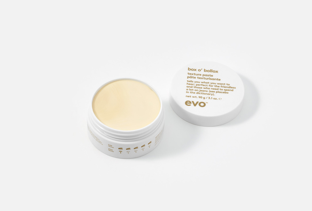 EVO strong hold Hair Paste box o’ bollox