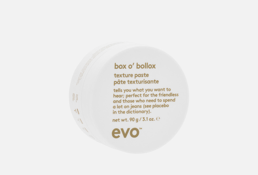EVO strong hold Hair Paste box o’ bollox