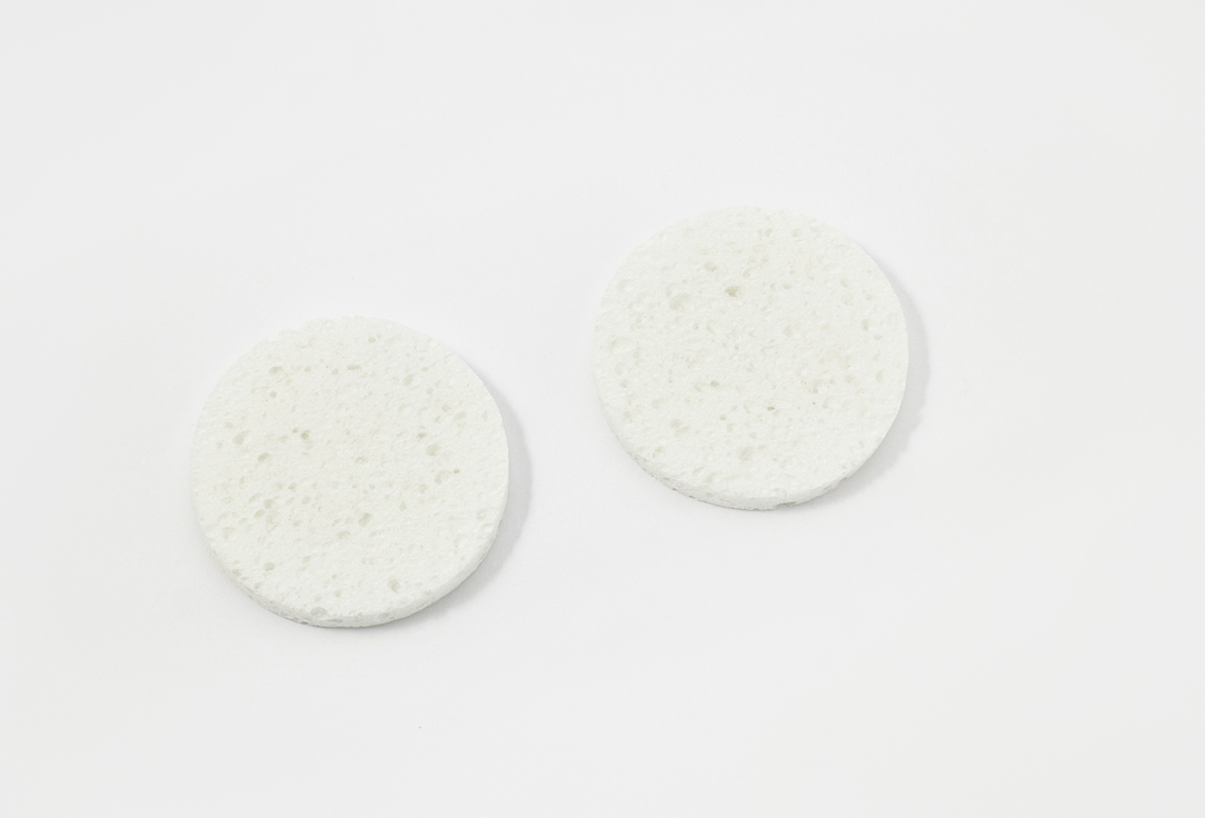 QVS Face Sponge Set Facial Cleansing Sponges 2 pcs QVS Face Sponge Set Facial Cleansing Sponges