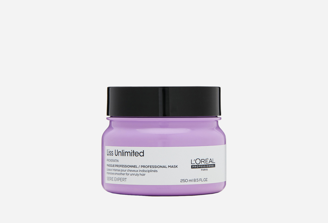 LOreal professionnel Mask moisturizes and polishes the hair Liss Unlimited 250 ml LOreal professionnel Mask moisturizes and polishes the hair Liss Unlimited