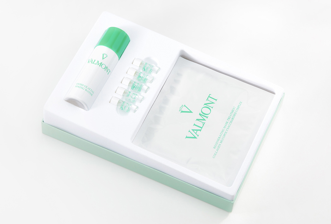 Valmont Moisturizing Collagen Face Sheet Mask Set Regenerating Mask Treatment 11 pcs Valmont Moisturizing Collagen Face Sheet Mask Set Regenerating Mask Treatment