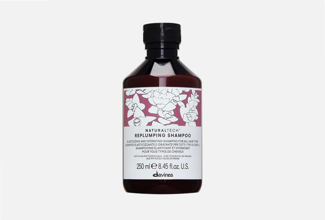 Davines Shampoo for Fine Hair NATURALTECH Replumping Shampoo 250 ml Davines Shampoo for Fine Hair NATURALTECH Replumping Shampoo