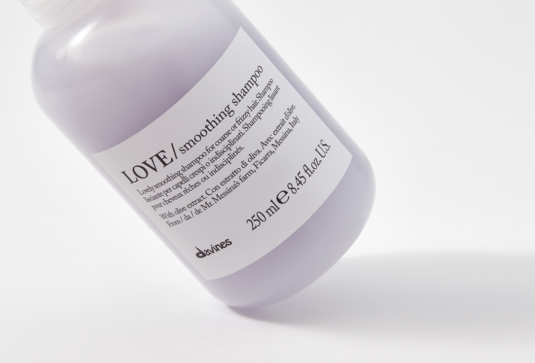 Davines Smoothing shampoo for coarse or frizzy hair LOVE Smoothing Shampoo 250 ml Davines Smoothing shampoo for coarse or frizzy hair LOVE Smoothing Shampoo