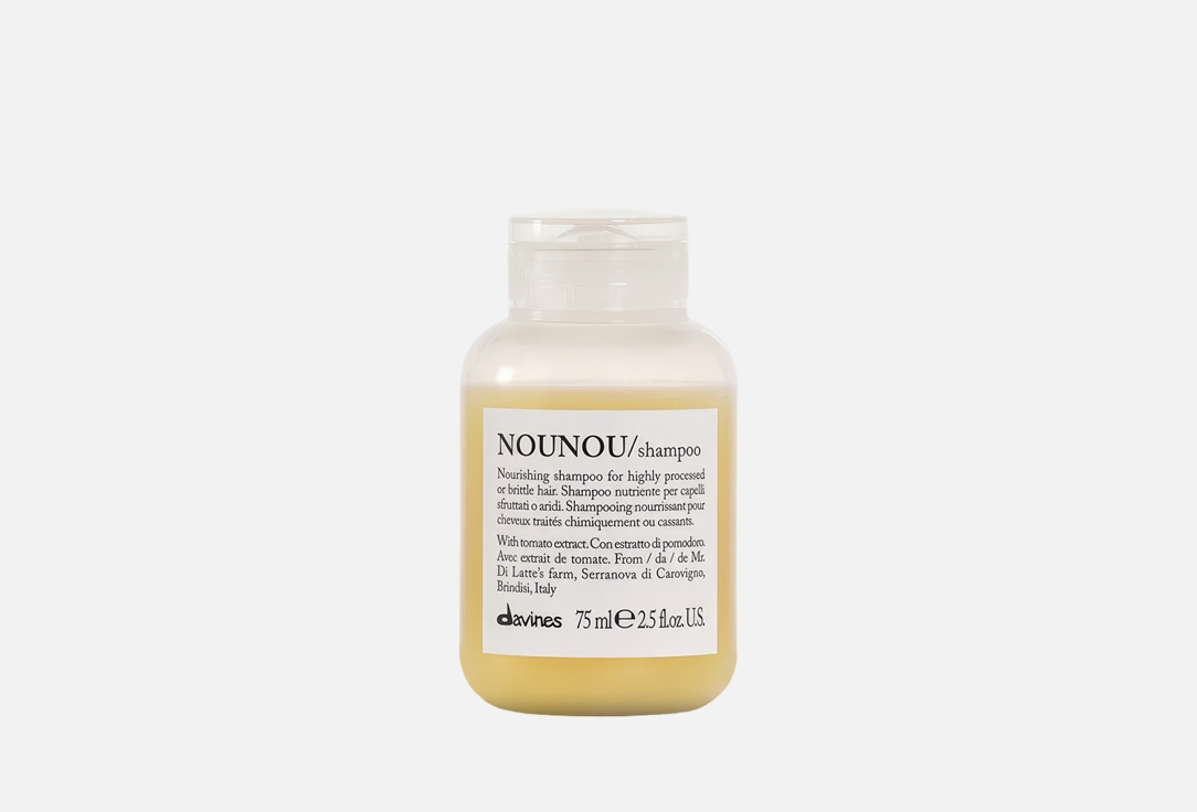 Davines Nourishing Shampoo for highly processed or brittle hair NOUNOU SHAMPOO