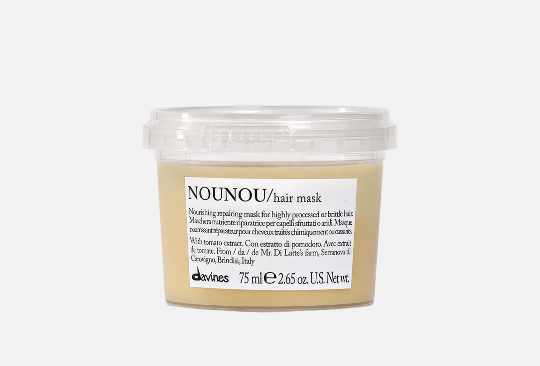Davines Nourishing & Repairing Hair Mask NOUNOU hair mask