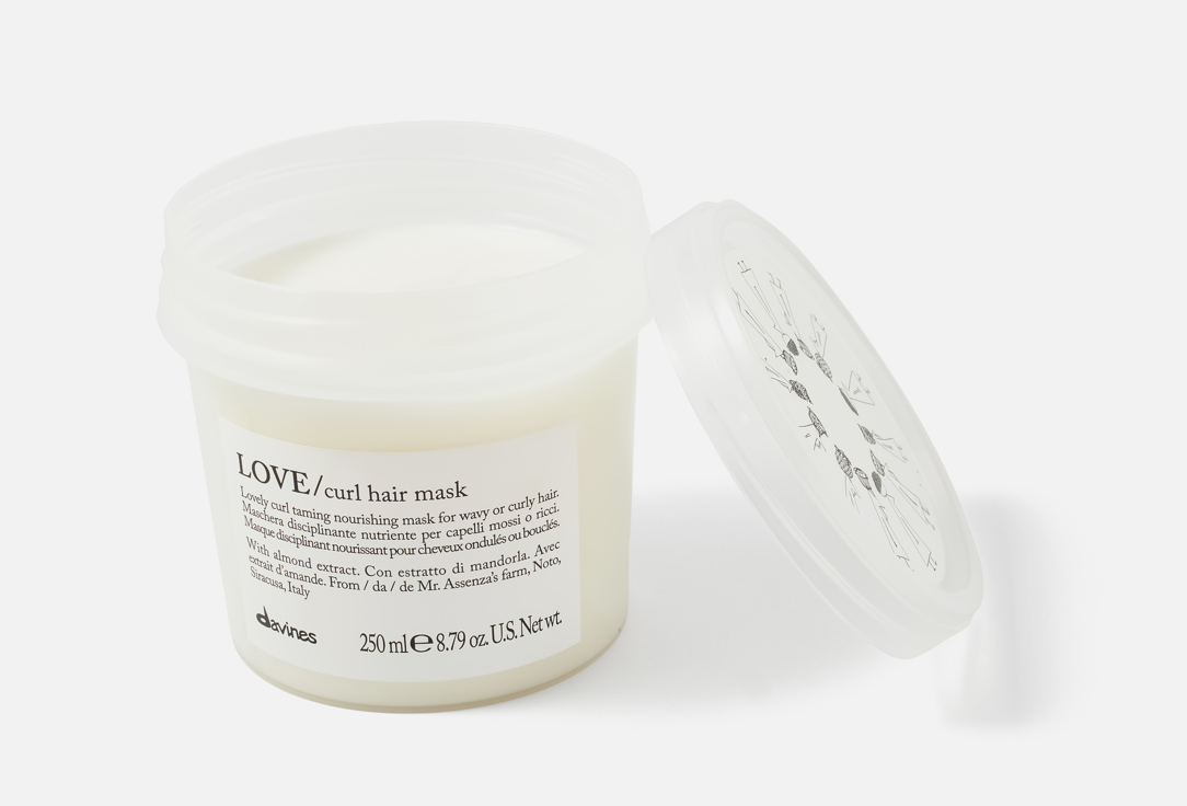 Davines Hydrating hair mask for curly hair LOVE Curl Hair Mask