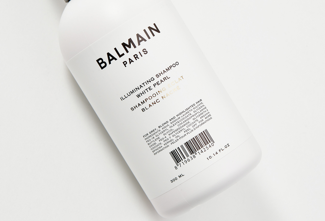 Balmain Paris Brightening shampoo Illuminating Shampoo White Pearl