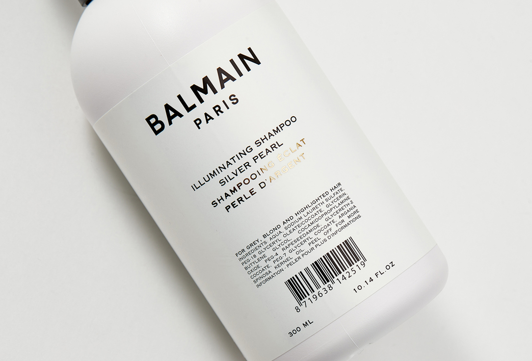 Balmain Paris Brightening shampoo Illuminating Shampoo Silver Pearl