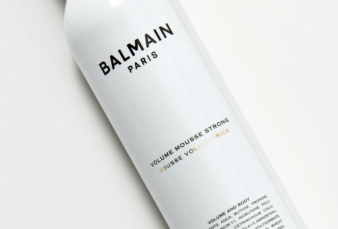Balmain Paris Strong Hold Volumizing Hair Foam Volume Mousse Strong