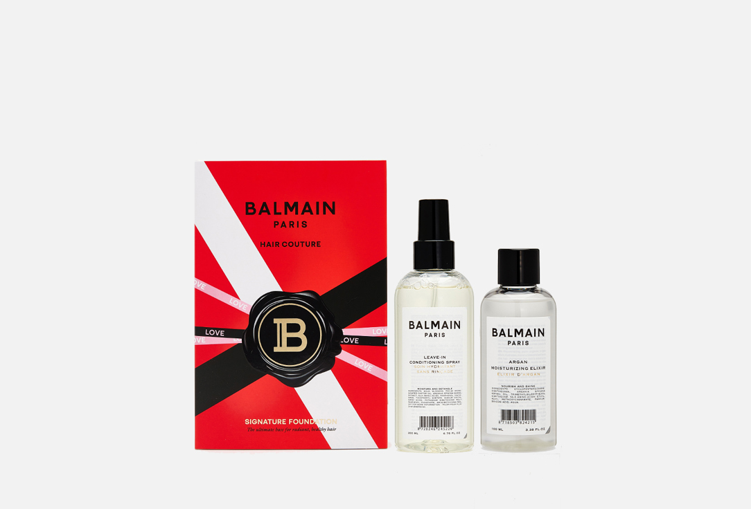 Balmain Paris Spray Hair conditioner & Hair Elixir set Signature Foundation 2 pcs Balmain Paris Spray Hair conditioner & Hair Elixir set Signature Foundation