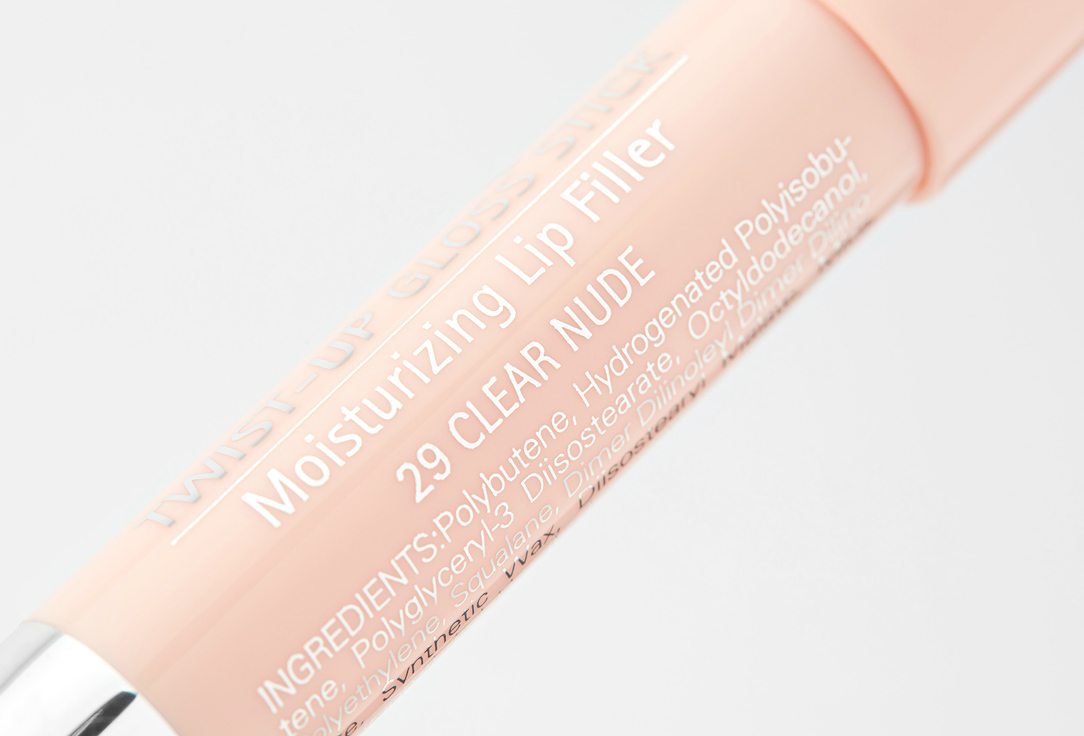 IsaDora Блеск-карандаш для губ Twist-up Gloss Stick 29, Clear Nude 3.3 г IsaDora Блеск-карандаш для губ Twist-up Gloss Stick