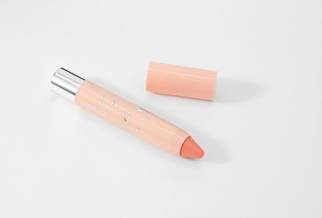 IsaDora Блеск-карандаш для губ Twist-up Gloss Stick 29, Clear Nude 3.3 г IsaDora Блеск-карандаш для губ Twist-up Gloss Stick