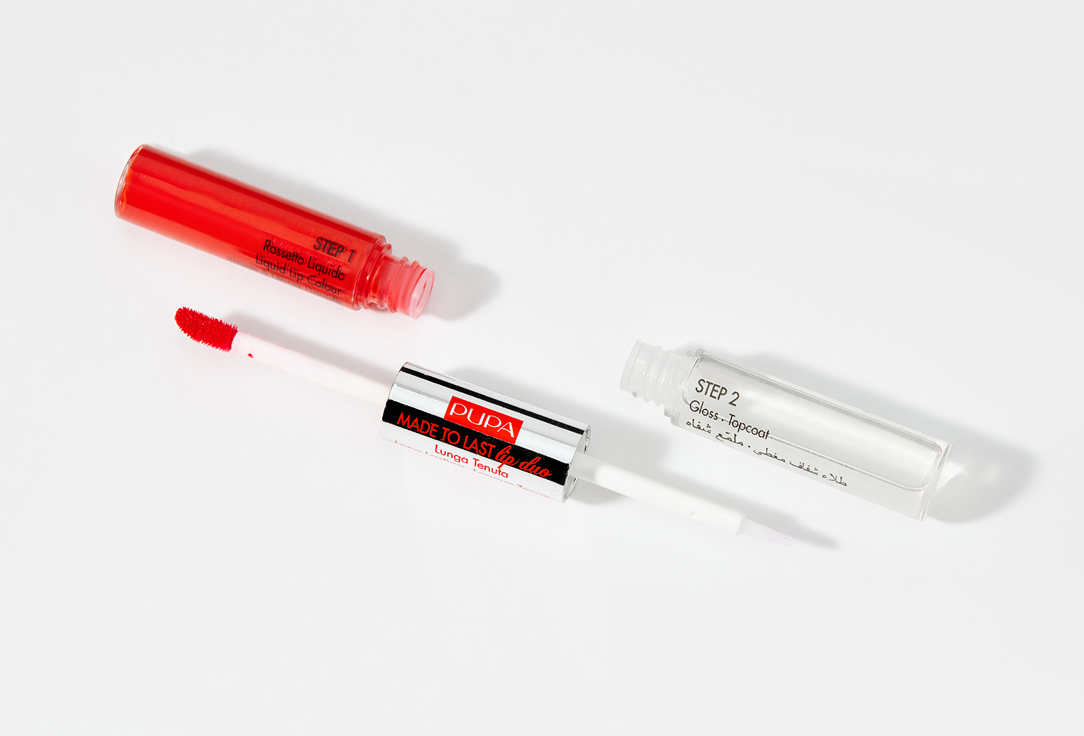 Pupa Liquid Lipstick & Lip Gloss 2-in-1 MADE TO LAST LIP DUO