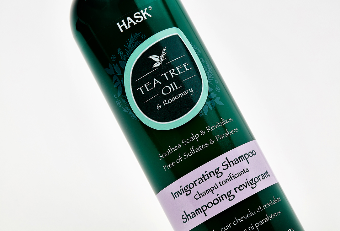 Hask Invigorating & Revitalizing Hair Shampoo Tea Tree Oil & Rosemary 355 ml Hask Invigorating & Revitalizing Hair Shampoo Tea Tree Oil & Rosemary