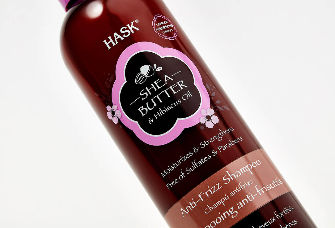 Hask Shampoo for frizzy hair Shea Butter & Hibiscus Oil
