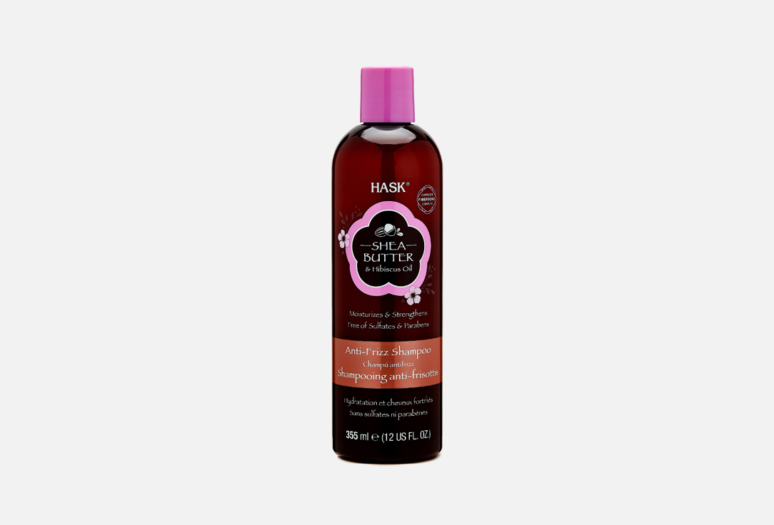 Hask Shampoo for frizzy hair Shea Butter & Hibiscus Oil